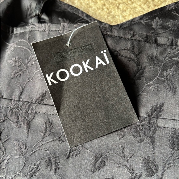 Kookai Black Jacquard Floral Dress – NWT - Picture 3 of 5